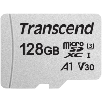 Transcend 128GB MicroSDXC/SDHC 300S Class 10 Memory Card (TS128GUSD300S)