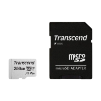 Transcend 256GB Micro SD UHS-I U3 Memory Card with Adapter (TS256GUSD300S-A)