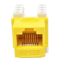 Safenet 35-3010YL Cat6 Modular Jack Yellow