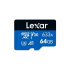 Lexar High-Performance 633x 64GB MicroSDXC UHS-I Memory Card