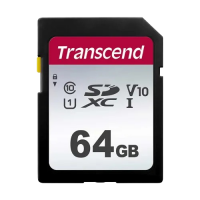 Transcend 64GB 100Mbps SDXC/SDHC UHS-I SD 300S Memory Card (TS64GSDC300S)