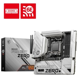 MSI B650M PROJECT ZERO AM5 m-ATX Motherboard | BD Price