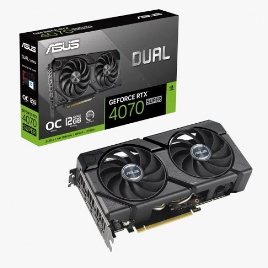 ASUS Dual GeForce RTX 4070 SUPER EVO OC Edition 12GB GDDR6X Graphics Card | BD Price