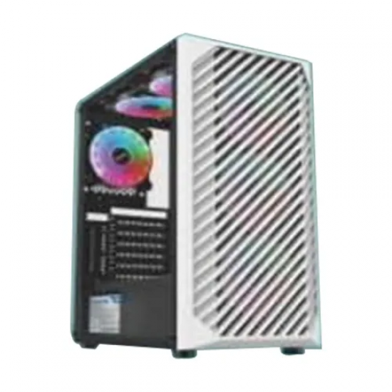 PC Power PP-GS2409 WH Mid Tower ATX Desktop Gaming Casing