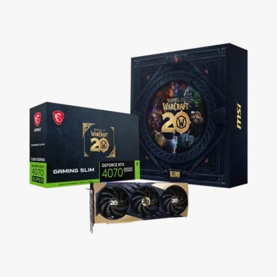 MSI GeForce RTX 4070 SUPER 12G GAMING SLIM World of Warcraft EDITION GDDR6X Graphics Card|BD Price