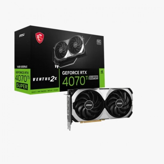 MSI GeForce RTX 4070 Ti SUPER 16G VENTUS 2X OC GDDR6X Graphics Card|BD Price