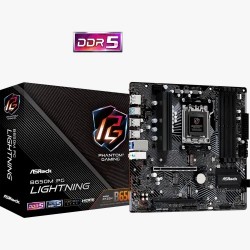 ASRock B650M PG Lightning AM5 Micro ATX Desktop Motherboard