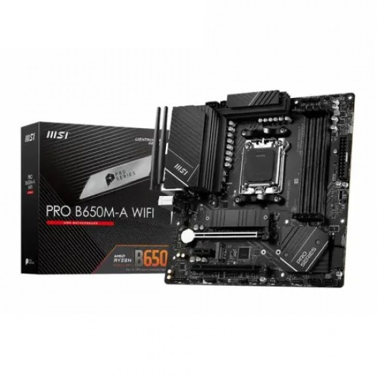 MSI PRO B650M-A WIFI DDR5 AMD AM5 mATX Motherboard | BD Price