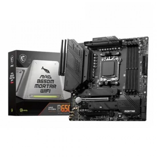 MSI MAG B650M MORTAR WIFI DDR5 AMD AM5 mATX Motherboard | BD Price