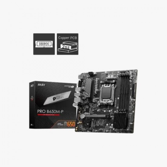 MSI PRO B650M-P DDR5 AMD AM5 mATX Motherboard | BD Price