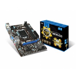 MSI H81M-E33 Intel 4th Gen Motherboard