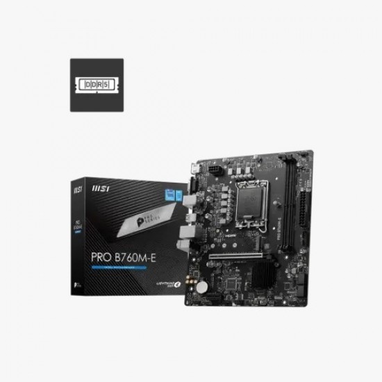 MSI PRO B760M-E DDR5 m-ATX Motherboard | BD Price