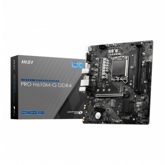 MSI PRO H610M-G DDR4 Micro-ATX Motherboard | BD Price