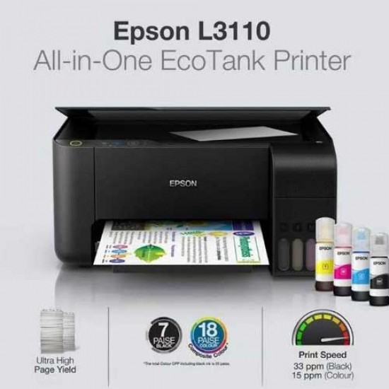 Epson Eco Tank L3110 All-in-One Ink Tank Printer