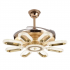 Qulik Q-K6303 48" Decorative Chandelier Ceiling Fan With Light and Remote