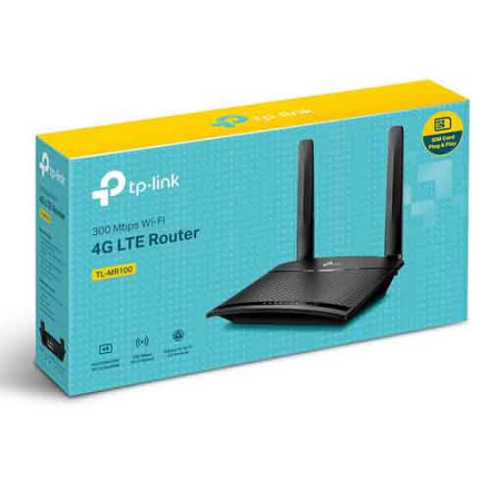 Tp-Link TL-MR100 4G LTE 300 Mbps Wireless Router