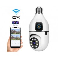 V380 Pro SQ002 3MP Bulb Camera Wi-Fi IP Camera