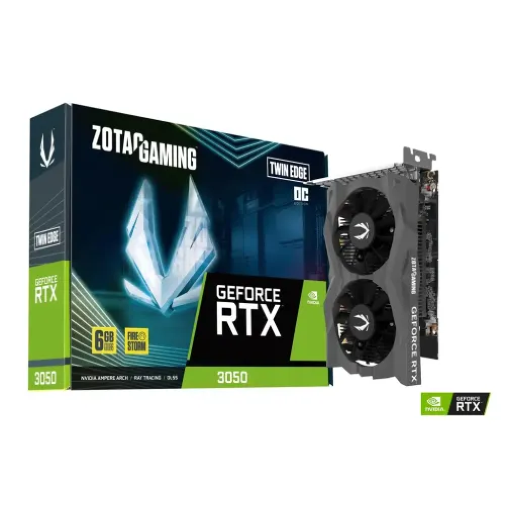 Zotac GAMING GeForce RTX 3050 Twin Edge OC 6GB GDDR6 Graphics Card