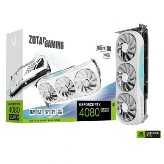 ZOTAC GAMING GeForce RTX 4080 SUPER Trinity OC White Edition 16GB GDDR6X Graphics Card | BD Price