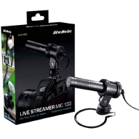 AVerMedia AM133 Live Streamer 3.5mm Microphone Black