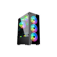 Aptech CS43 RGB Gaming Casing With 3 Fans