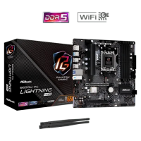 ASRock B650M PG Lightning WiFi AM5 Micro ATX Motherboard