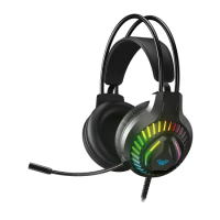 AULA S605 3.5 mm Wired RGB Gaming Headphone