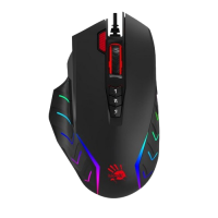 A4tech Bloody J95S USB Extra Fire High Precise RGB Gaming Mouse Black