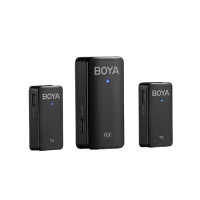 Boya BY-Wmic5-M2 Ultracompact 2.4GHz Dual-Channel Wireless Microphone System