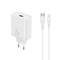 Yison Celebrat C-H8-EU 25W Charger Adapter with Lightning Cable
