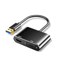 Dtech DT-2906 USB to VGA & HDMI Converter
