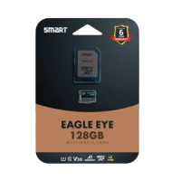 Smart Eagle Eye 128GB Micro SDXC UHS-I U3 Class10 Memory Card with Adapter