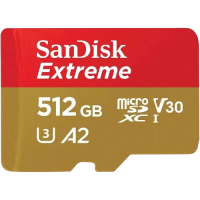 SanDisk Extreme 512GB 190mbps microSDXC UHS-I Memory Card (SDSQXAV-512G-GN6MN)