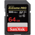 SanDisk Extreme PRO 64GB 300mbps SDXC UHS-II Memory Card (SDSDXDK-064G-GN4IN)