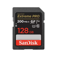 SanDisk Extreme PRO 128GB 200mbps SDXC UHS-I Memory Card (SDSDXXD-128G-GN4IN)