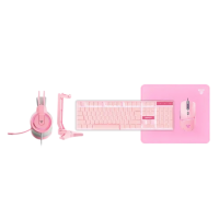 Fantech P51 Sakura Edition 5 In 1 Gaming Combo Pink