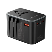 Vention FJDB0 65W 3-Port Universal Travel Adapter