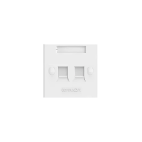 CommScope FPS-BS-2P-W 2-Ports Faceplate Kit