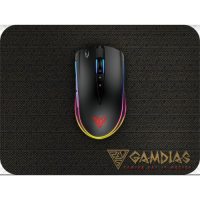 GAMDIAS ZEUS M2 RGB Gaming Mouse with NYX E1 Mouse Mat
