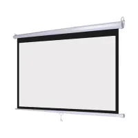 Pc Power 70 Inch x 70 Inch Manual Wall Projector Screen