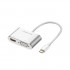 UGREEN USB-C to HDMI + VGA Converter Aluminum Case