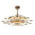 Qulik Q-K6291 48" Decorative Chandelier Ceiling Fan With Light and Remote
