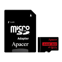 Apacer R100 MicroSDXC UHS-I U1 V10 A1 64GB Class-10 Memory Card with Adapter