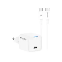 Recci RC112E 30W GaN Fast Charger Adapter with Type C Cable