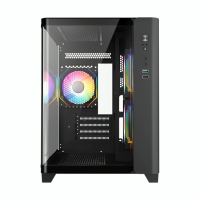 Revenger Air Tank Mini Mid Tower Micro-ATX Gaming Case (Black)