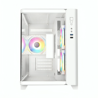 Revenger Air Tank Mini Mid Tower Micro-ATX Gaming Case (White)