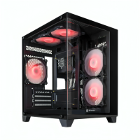 Revenger Base Dynamic Mini 5 Mid Tower Black Micro-ATX Gaming Desktop Casing