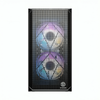 Revenger BULLET Mesh RGB Mini Tower Black Micro-ATX Gaming Desktop Casing