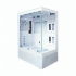 Revenger Ice Cool Mid Tower White ATX Gaming Desktop Casing with 5 ARGB Fan