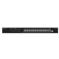 Ruijie RG-ES126FGS-LP 24-Port Unmanaged PoE Switch